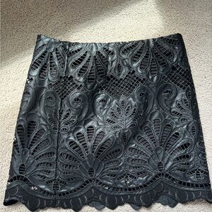 H&M Faux leather skirt